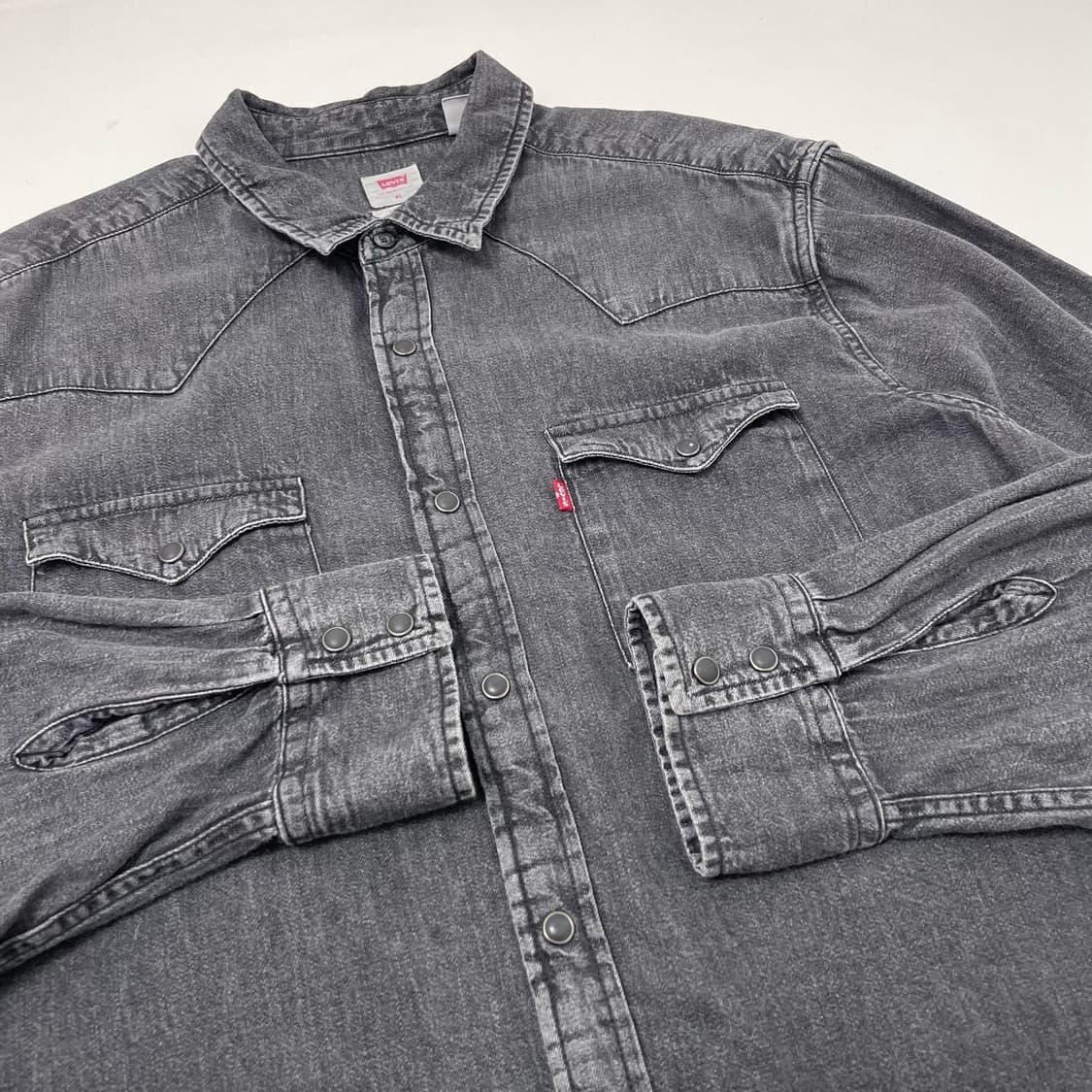리바이스 스냅단추 데님셔츠 상품이미지4