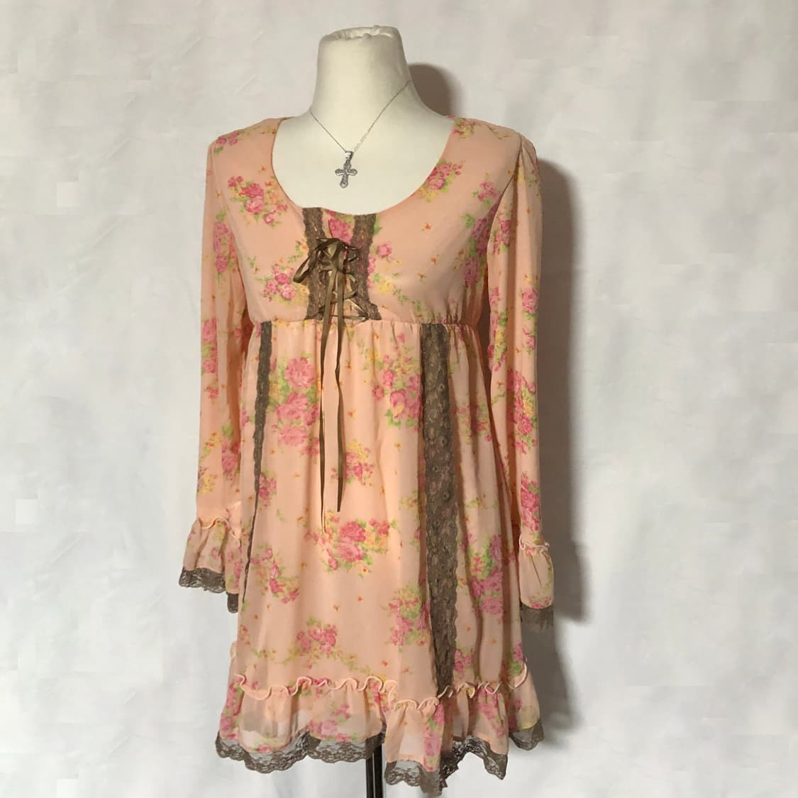 deary 꽃무늬 레이스 원피스 상품이미지5