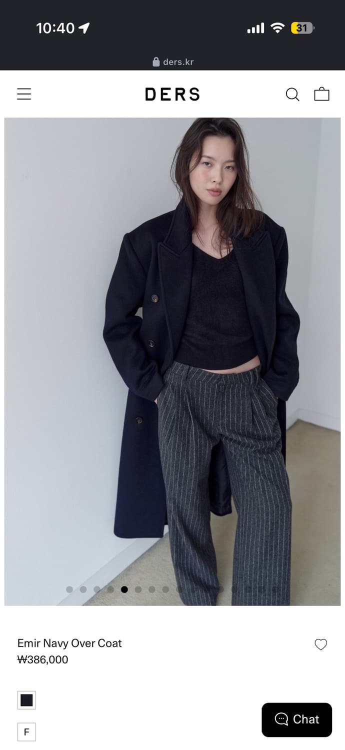 더스 DERS 네이비 오버코트 상품이미지4