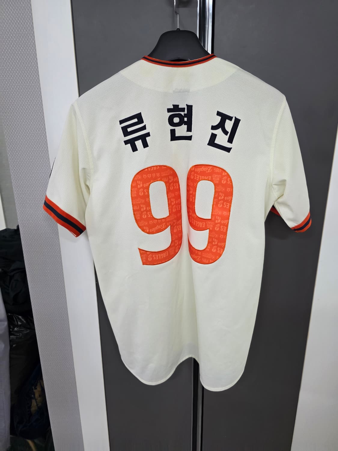 한화이글스 유니폼 레거시 40주년 m사이즈 류현진 마킹 상품이미지2