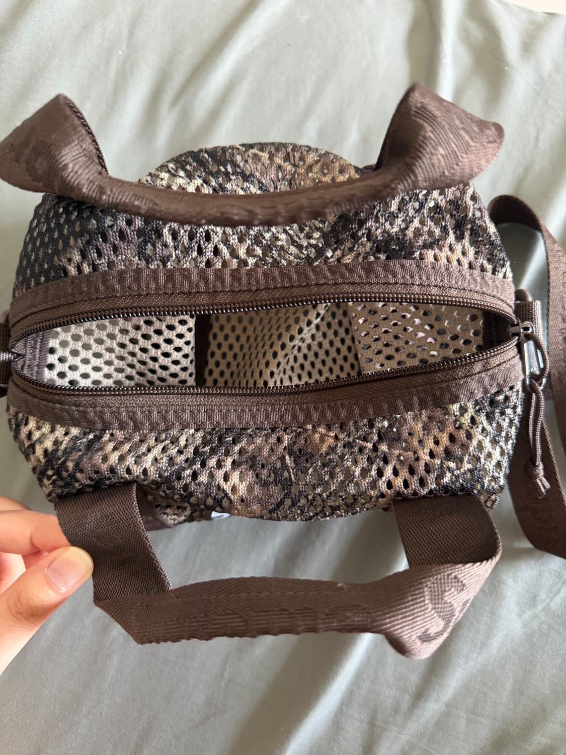 슈프림 메쉬 미니 더플백 트루팀버 카나티 카모 상품이미지6