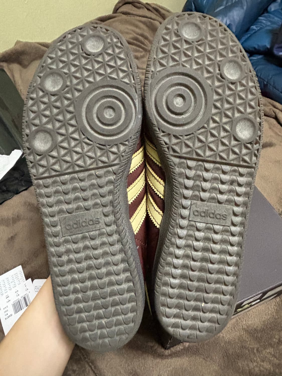 아디다스 x 웨일스 보너 나일론 삼바 폭스 브라운 샌디 베이지 270 상품이미지3