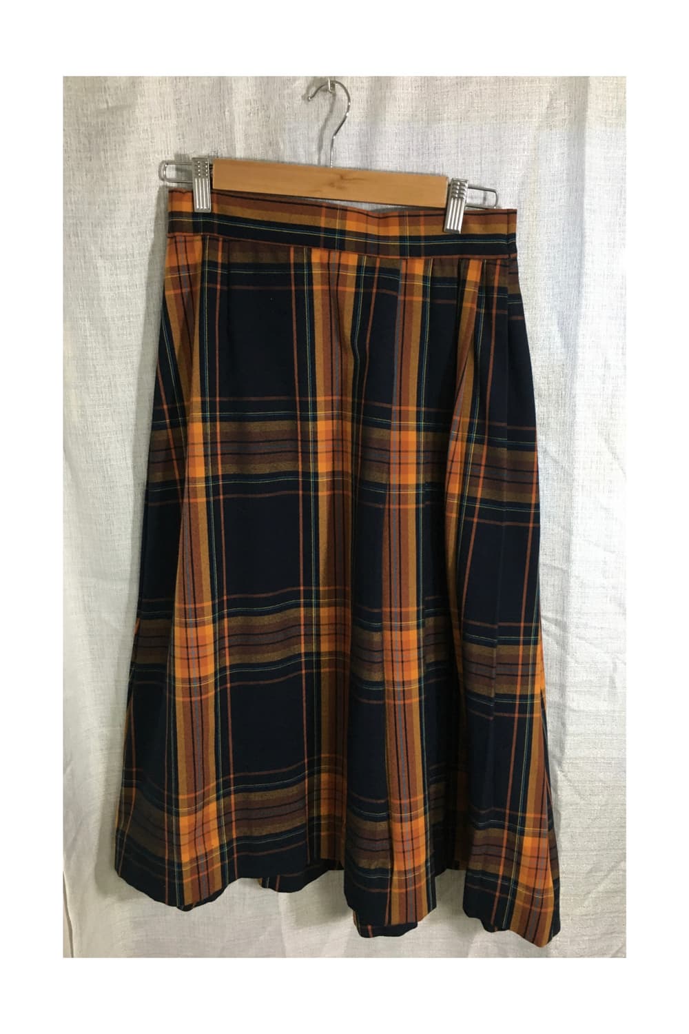 Check long skirt 상품이미지1