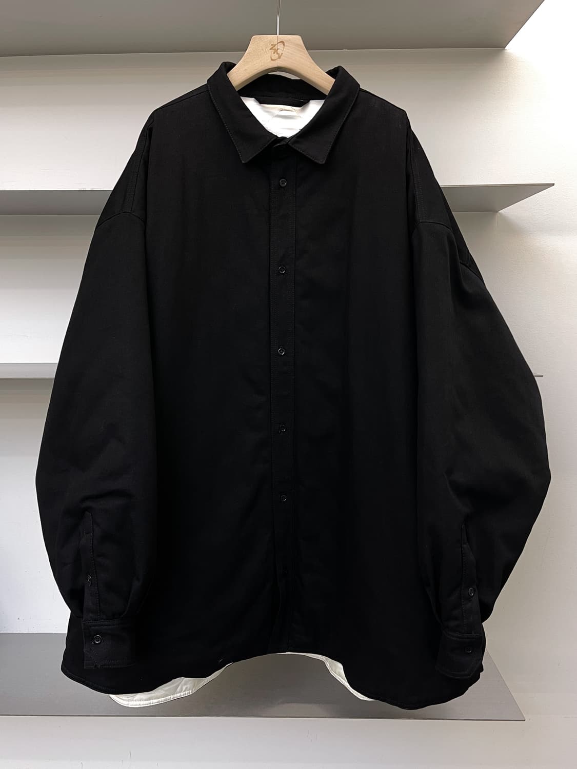 라프시몬스 17aw 오버사이즈 퀄티드 셔츠 상품이미지2