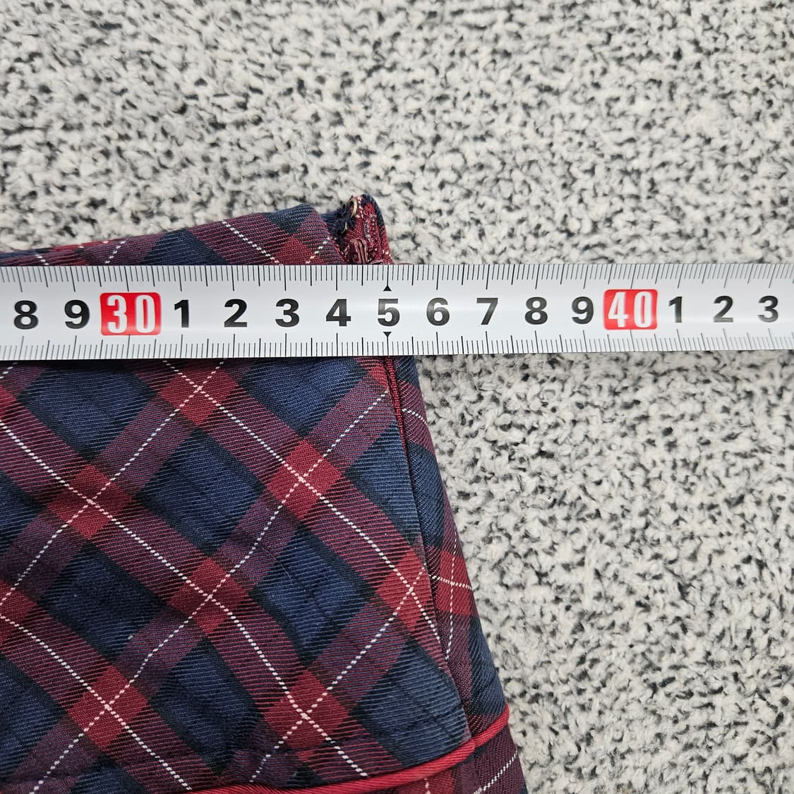 [64-88] 헤지스 여성 골프 체크 플리츠 미니 스커트  0102YH1 상품이미지6