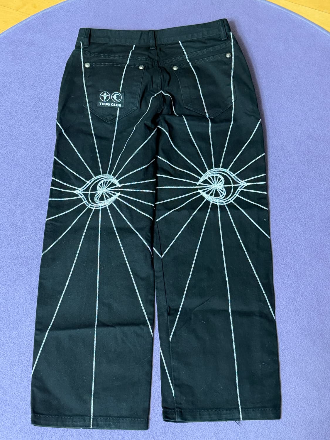 Thug Club Stitch Denim Pants 떠그 스티치 팬츠 상품이미지3