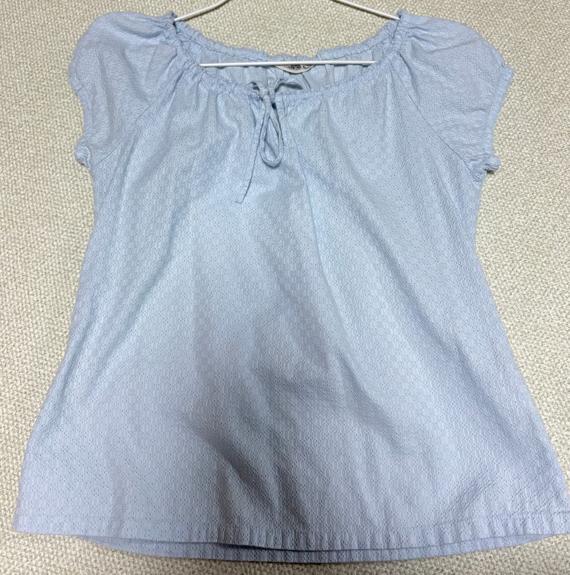 귀여운 빈티지 블라우스 반팔 상품이미지1