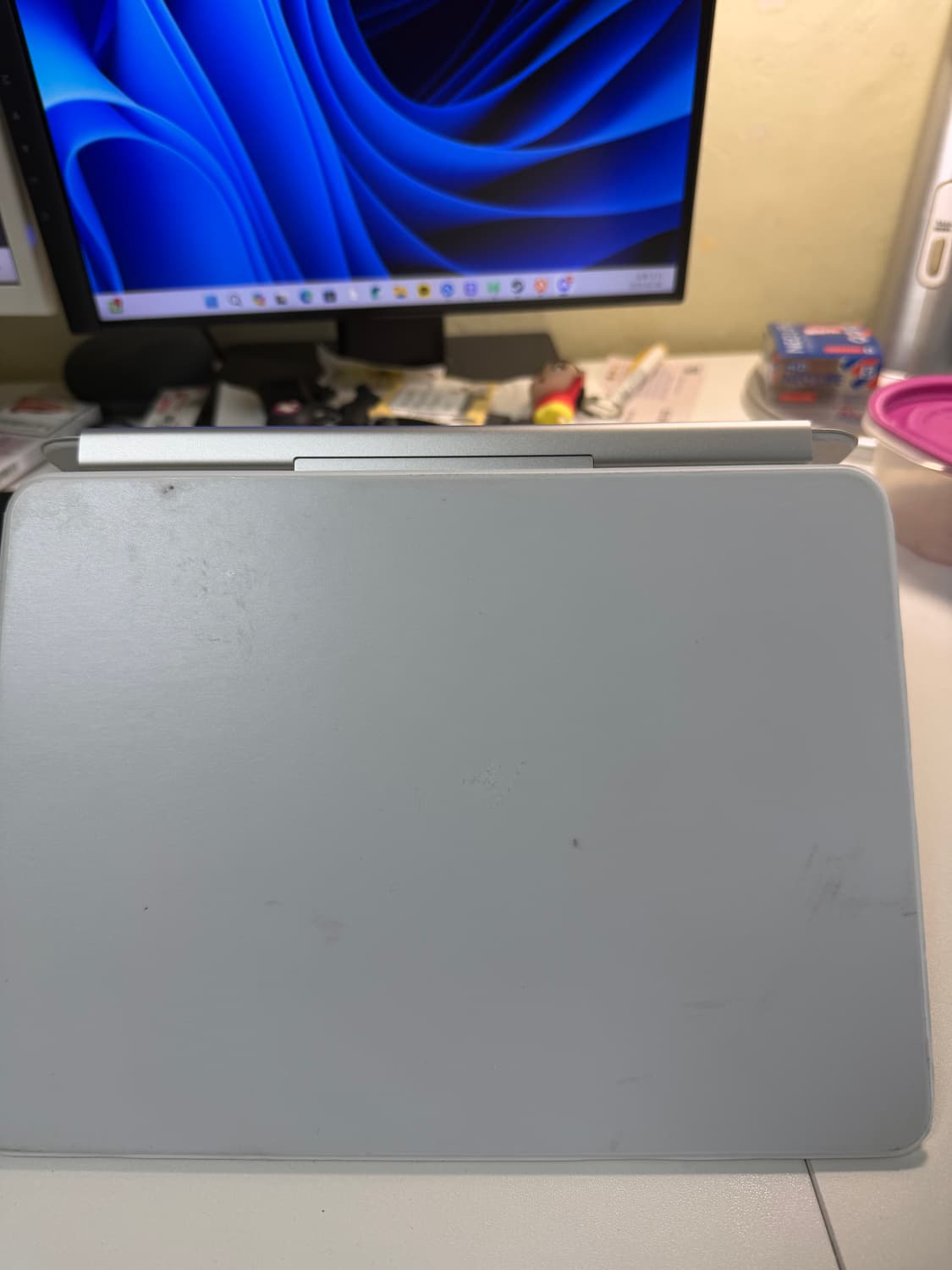 (정품)아이패드 에어 11인치 매직 키보드 화이트 상품이미지4