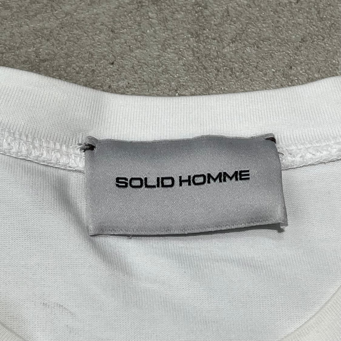 솔리드옴므 백프린팅 반팔티 s10491 상품이미지6