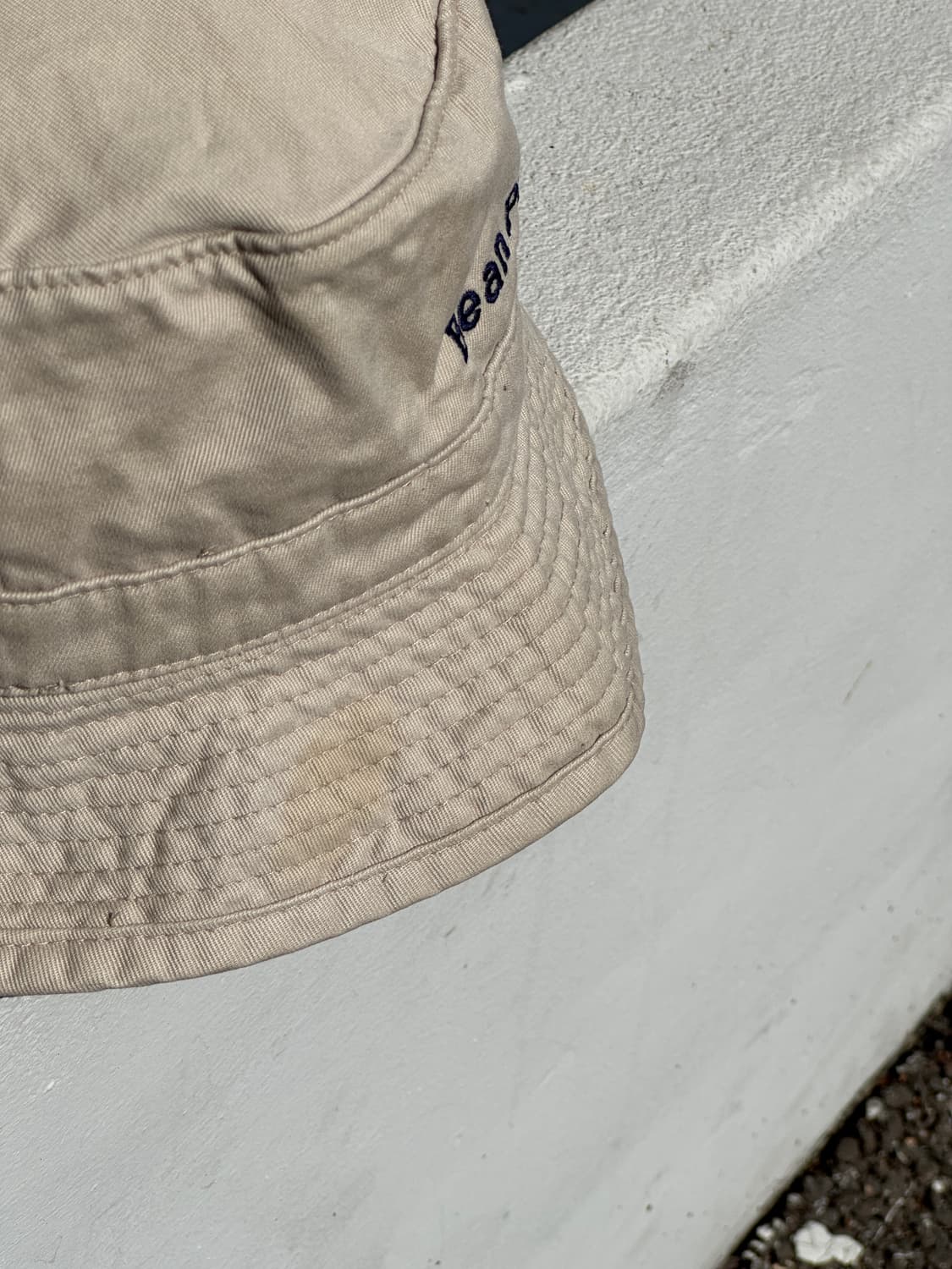 [S] 빈폴 베이지 버킷햇 올드 빈티지 모자 상품이미지4