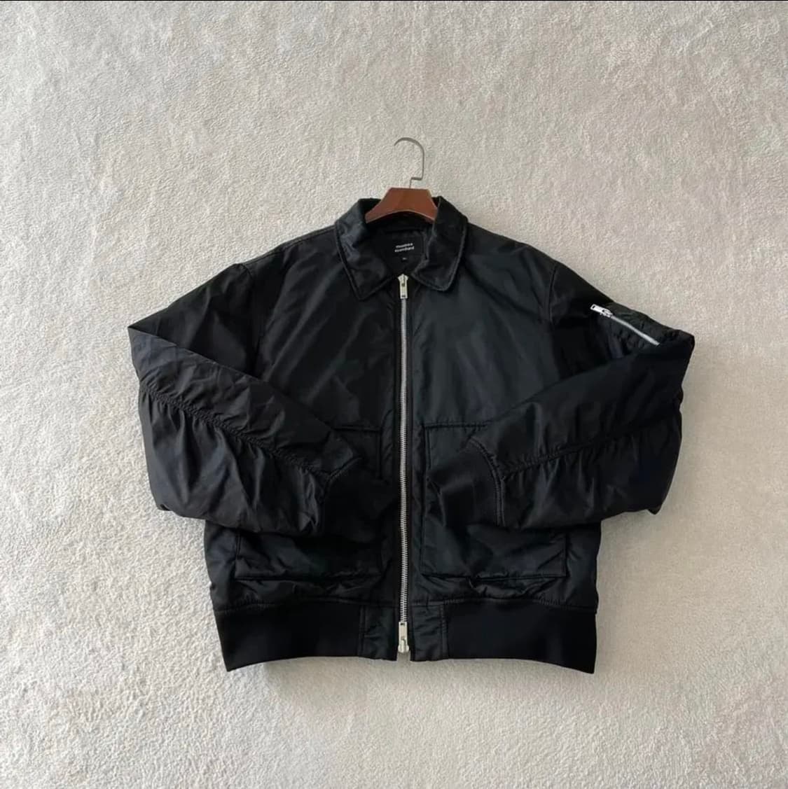 무신사 스탠다드 칼라드 봄버 자켓 XL A-2스타일 상품이미지3