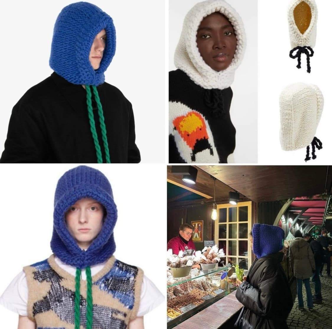 jw 앤더슨 울 니트 후드 제니바라클라바 상품이미지6