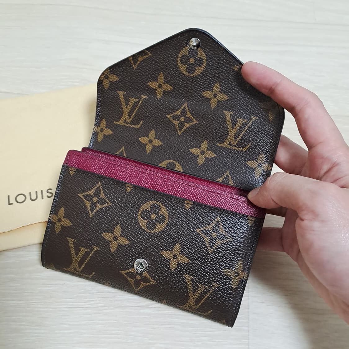 [100%/정품] 루이비통 모노그램 마리루 중지갑, 루이비통지갑 상품이미지1