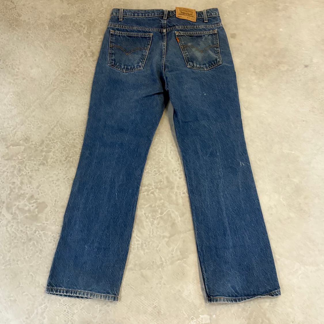 [36/32] 90s USA🇺🇸 리바이스 517 오렌지탭 중청 데님 상품이미지5