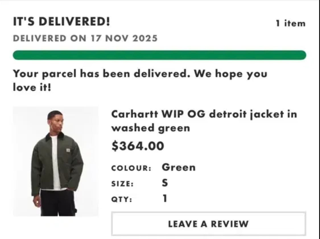 칼하트 WIP 디트로이트 OG 올리브 S사이즈 상품이미지6