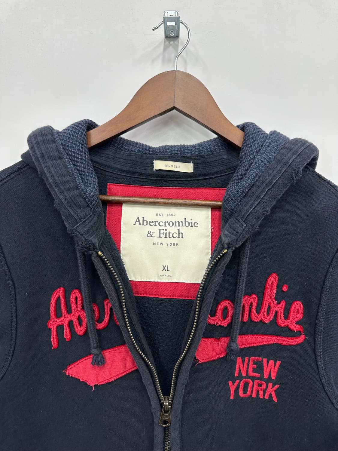 아베크롬비 네이비 후드집업  상품이미지2