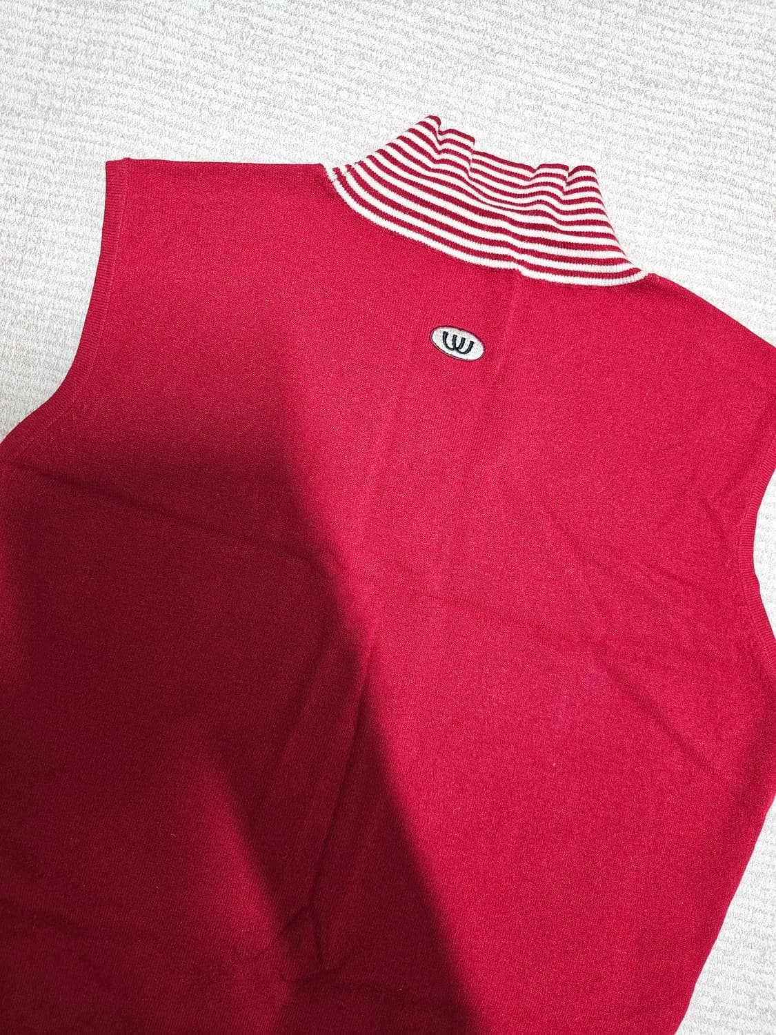 일본빈티지 엠유스포츠. 레드스판성굿  나시  90. 상태좋음 상품이미지3