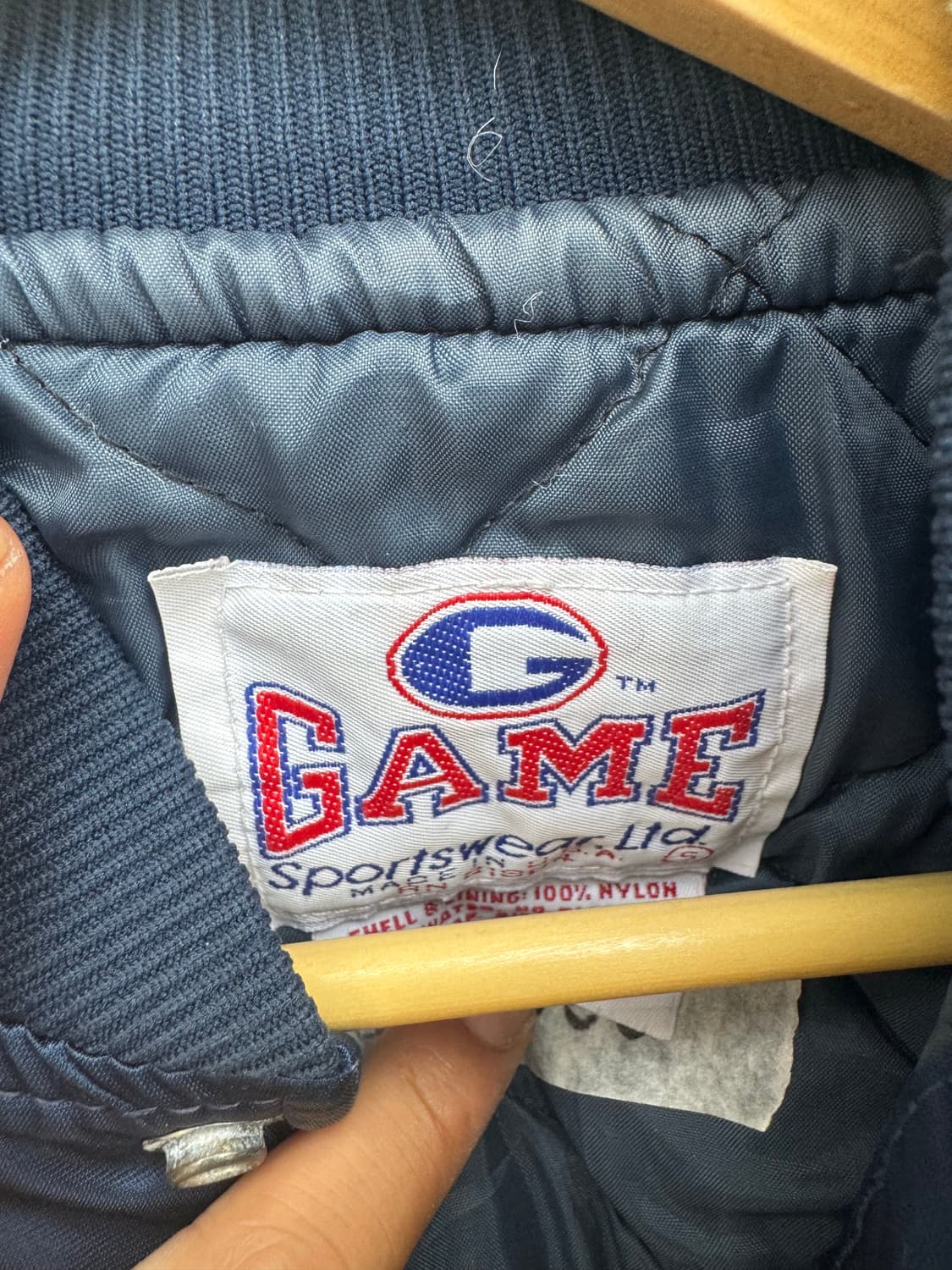 90s game sportswear usa 사틴 바시티 자켓 ma-1 상품이미지6