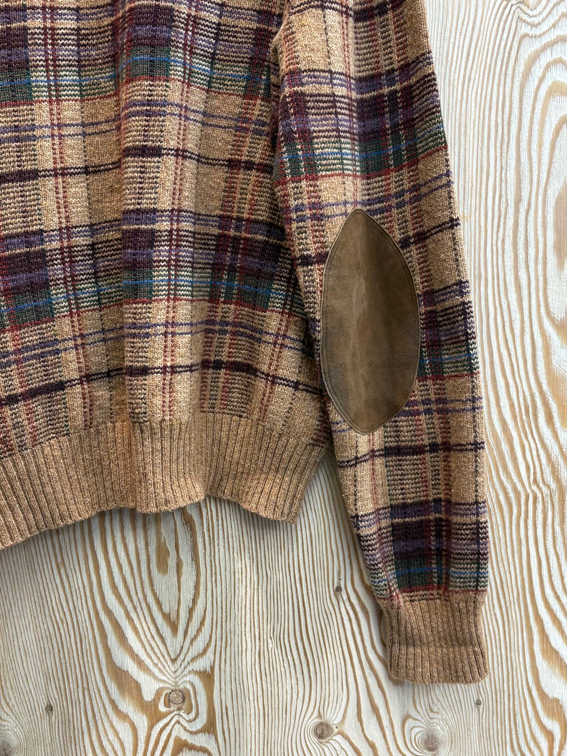 폴로 랄프로렌 캐시미어 체크 니트 상품이미지4