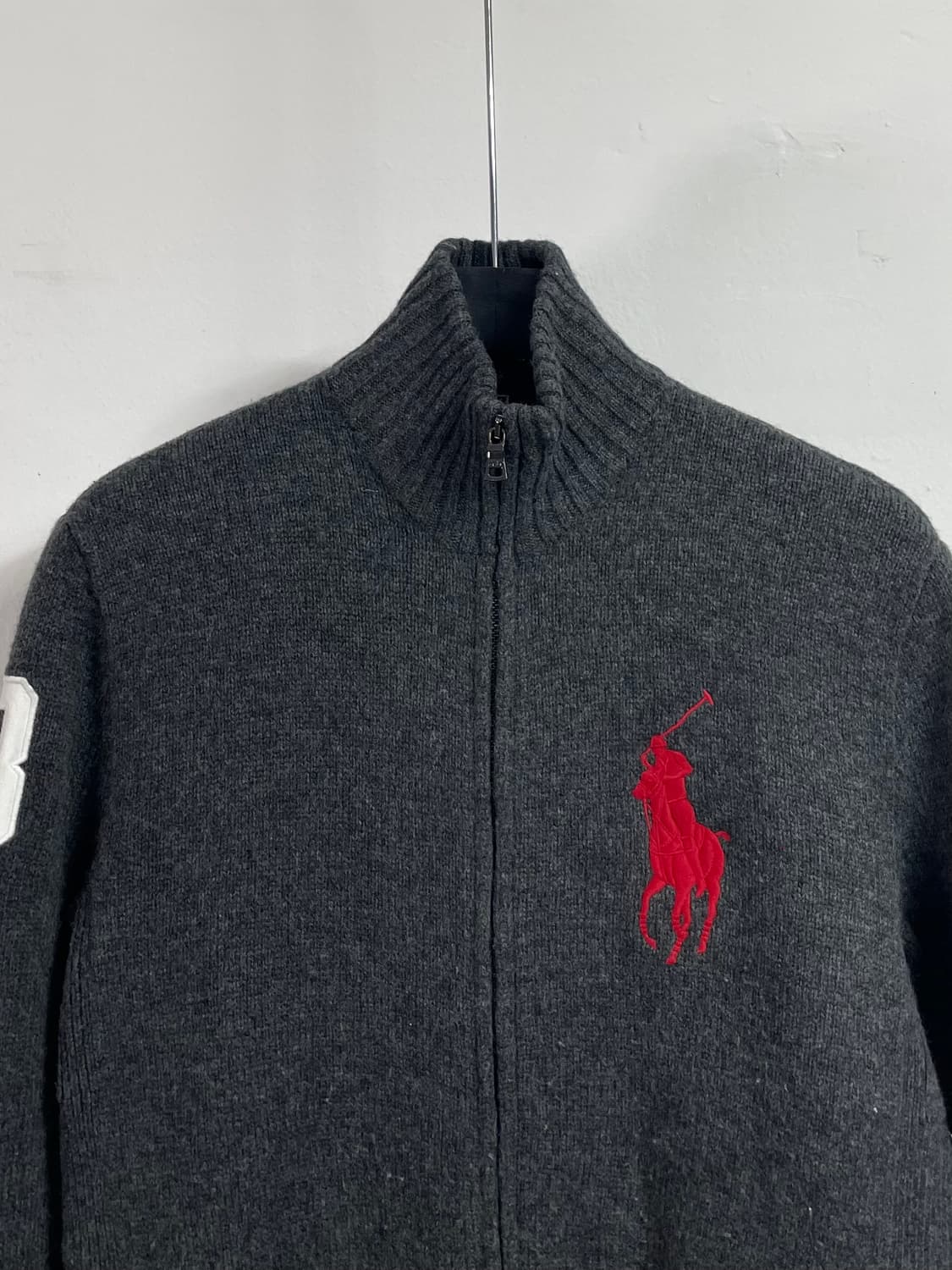 폴로 랄프로렌 빅포니 투웨이 니트집업 (on.309) 상품이미지2