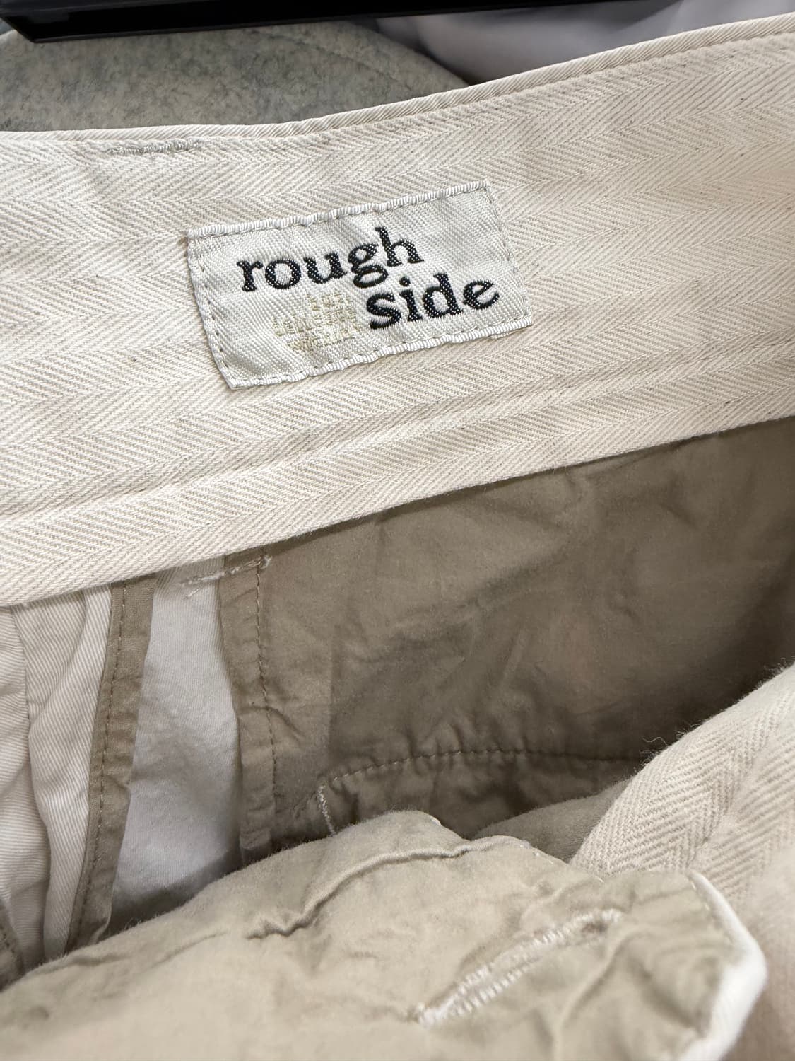 Rough Side two-tuck wide pants 1 상품이미지6