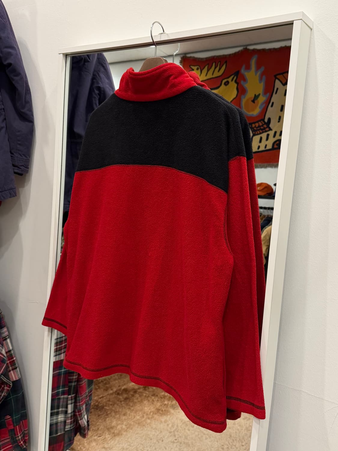 00s Pooh 푸우 디즈니 하프넥 집업 플리스 스웻 상품이미지7