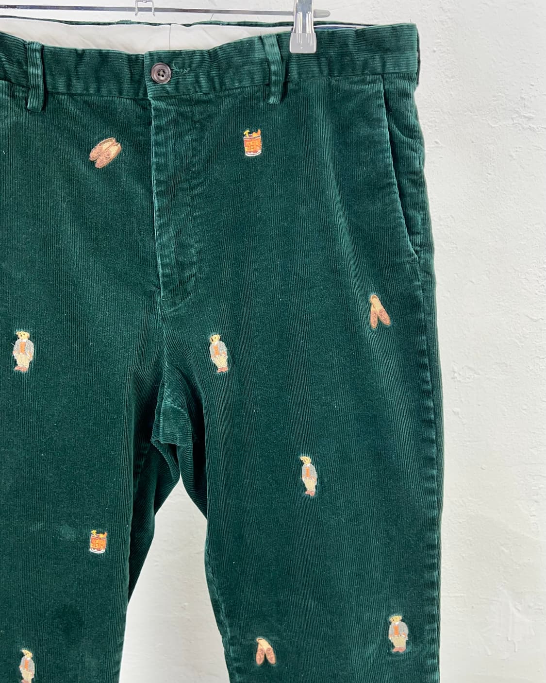 폴로 랄프로렌 딥 그린 베어 스트레치 슬림핏 코듀로이 팬츠 상품이미지3