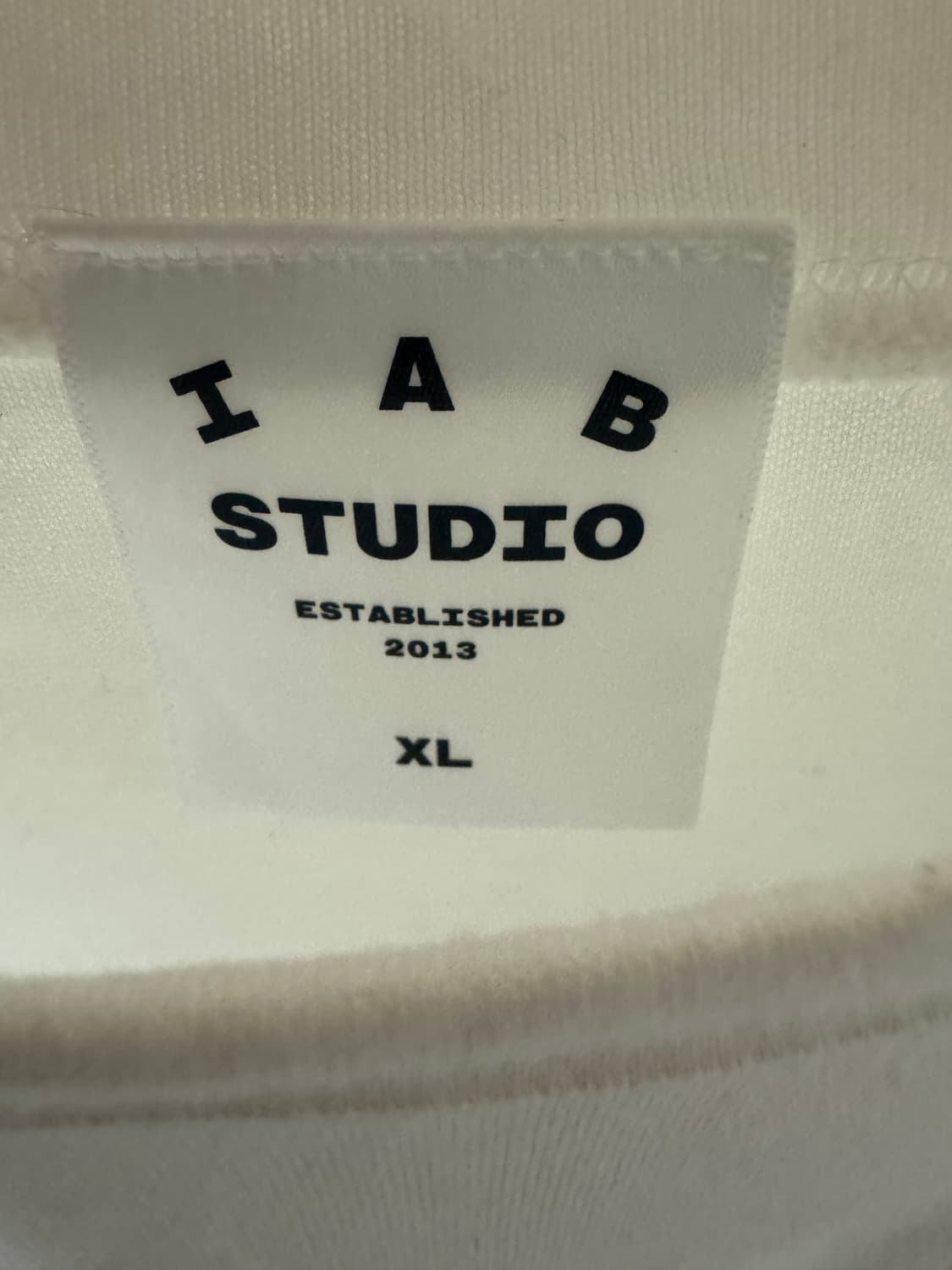 아이앱 스튜디오 티셔츠 화이트 XL 상품이미지4