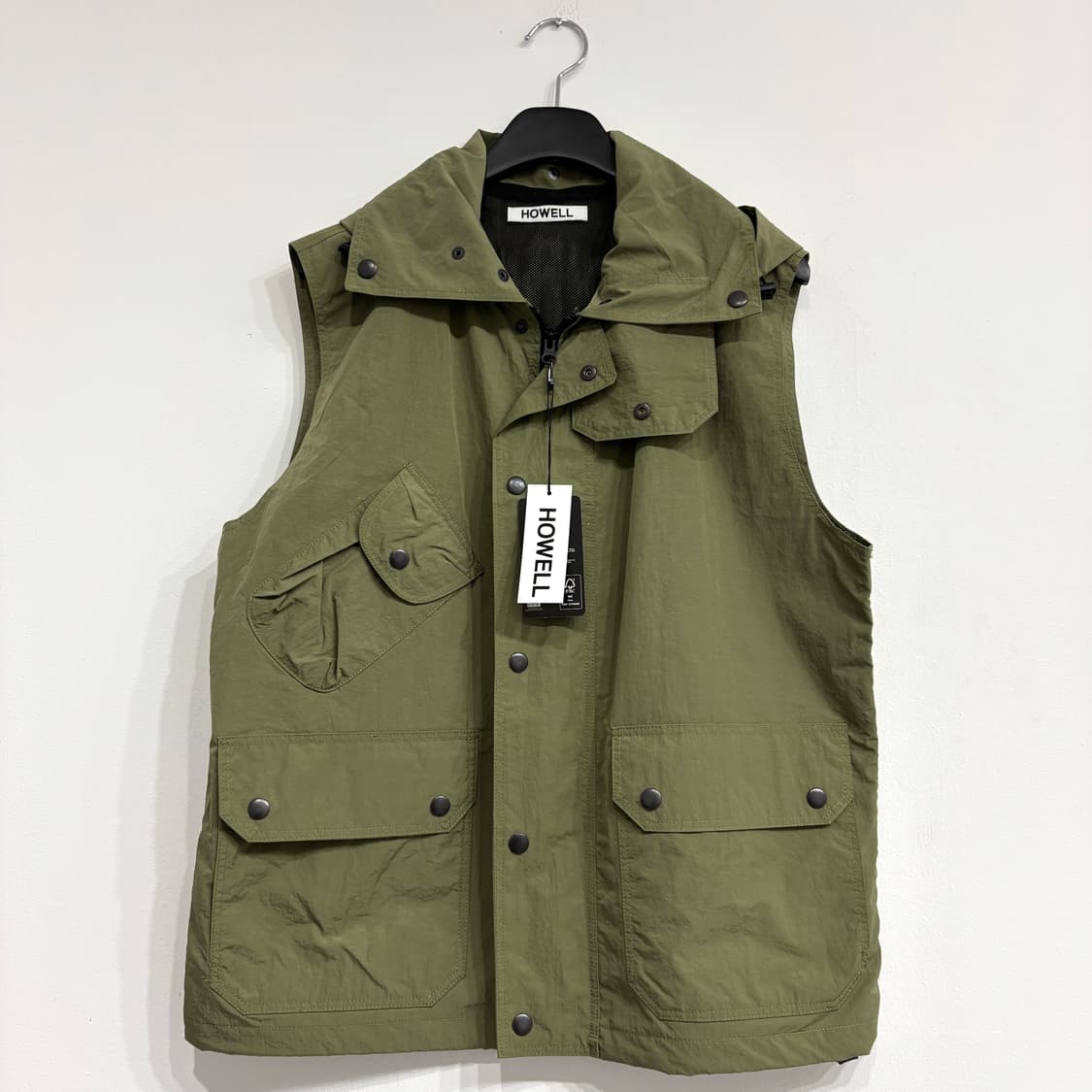 [새상품] 포켓 후드 베스트 자켓 상품이미지1