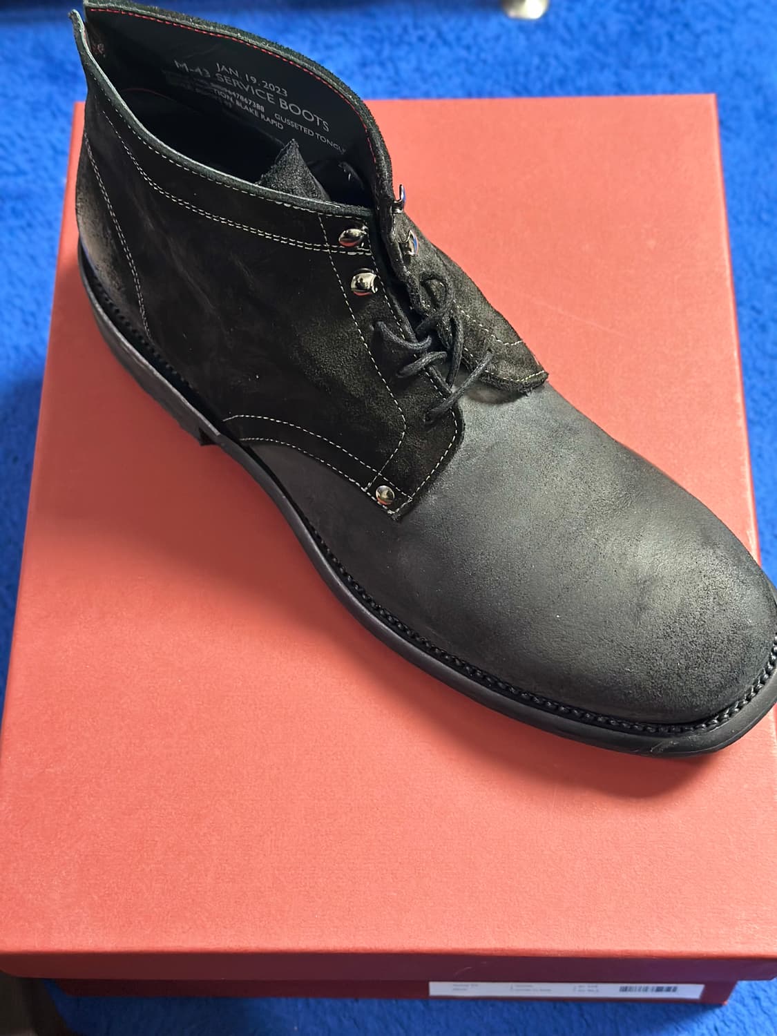 grads 그라더스 부츠 02 스웨이드 블랙 275 상품이미지3