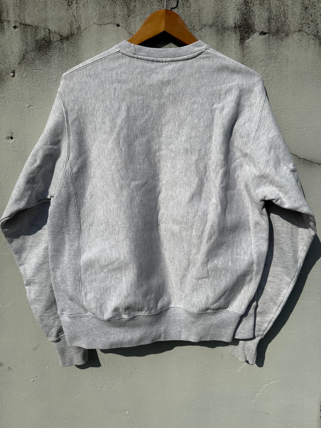 [M] 챔피온 리버스위브 멜란지 그레이 맨투맨 스웻셔츠 상품이미지10