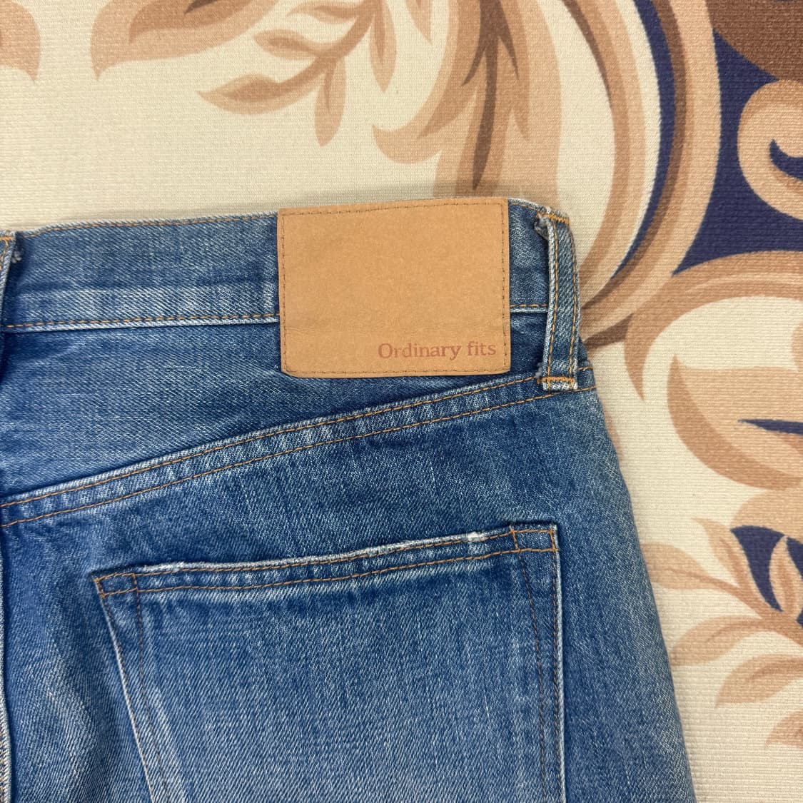 (30)JPN오디너리핏츠 ORDINARI FITS 앵클 셀비지 데님팬츠 상품이미지2