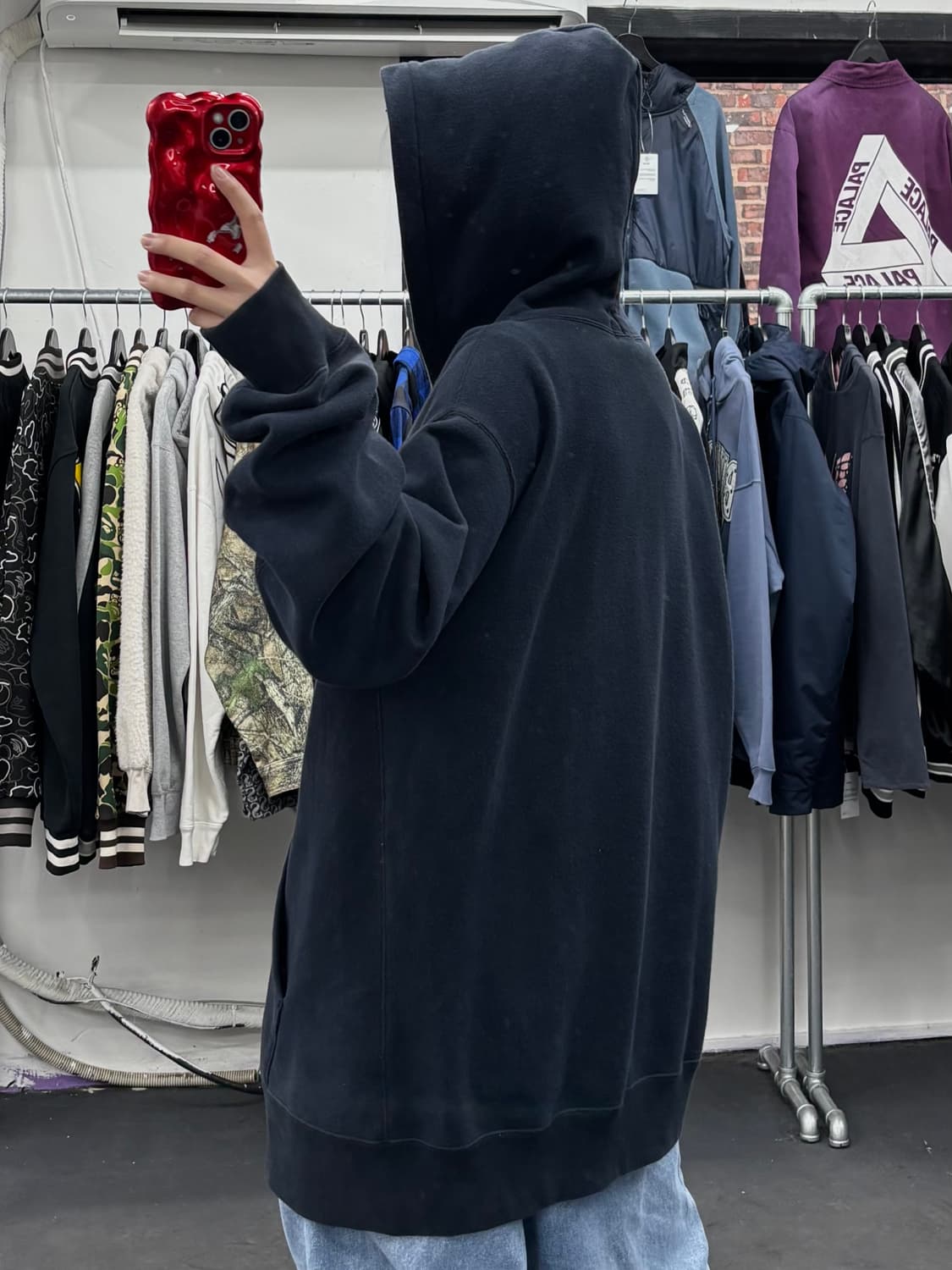 베이프 해적 스컬 후드집업 상품이미지5