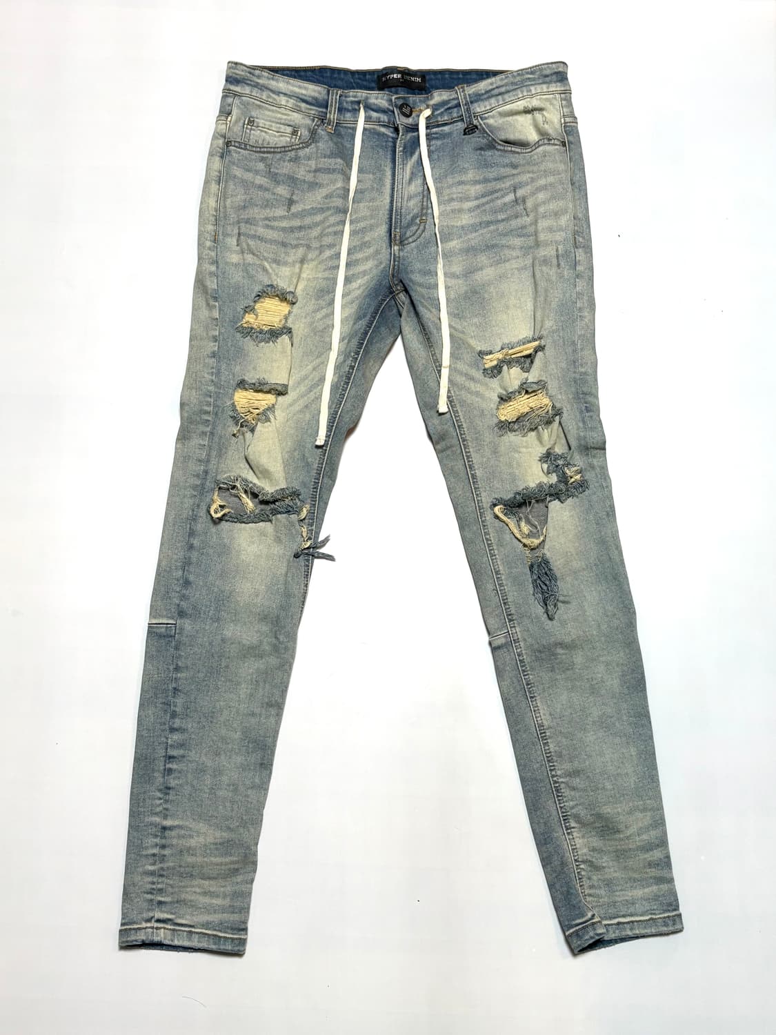 하이퍼데님 라이트블루 스키니진 34 상품이미지1