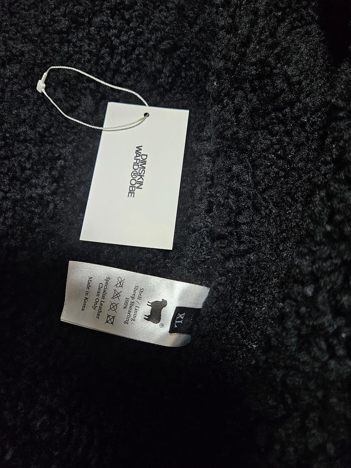 신흥사 무스탕 트리플블랙 xl 사이즈 상품이미지2