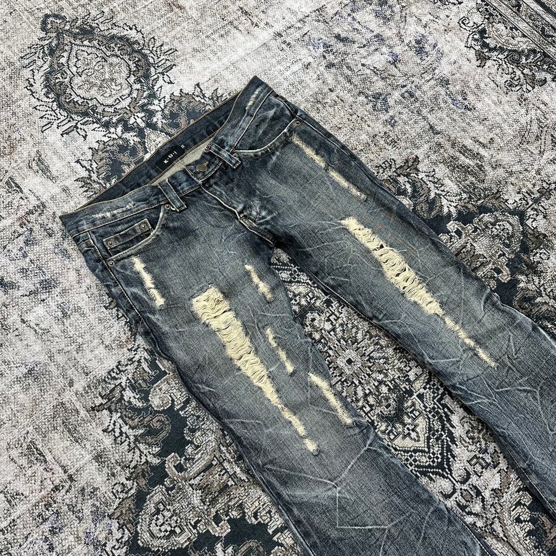 Kui damaged washing pants 상품이미지2