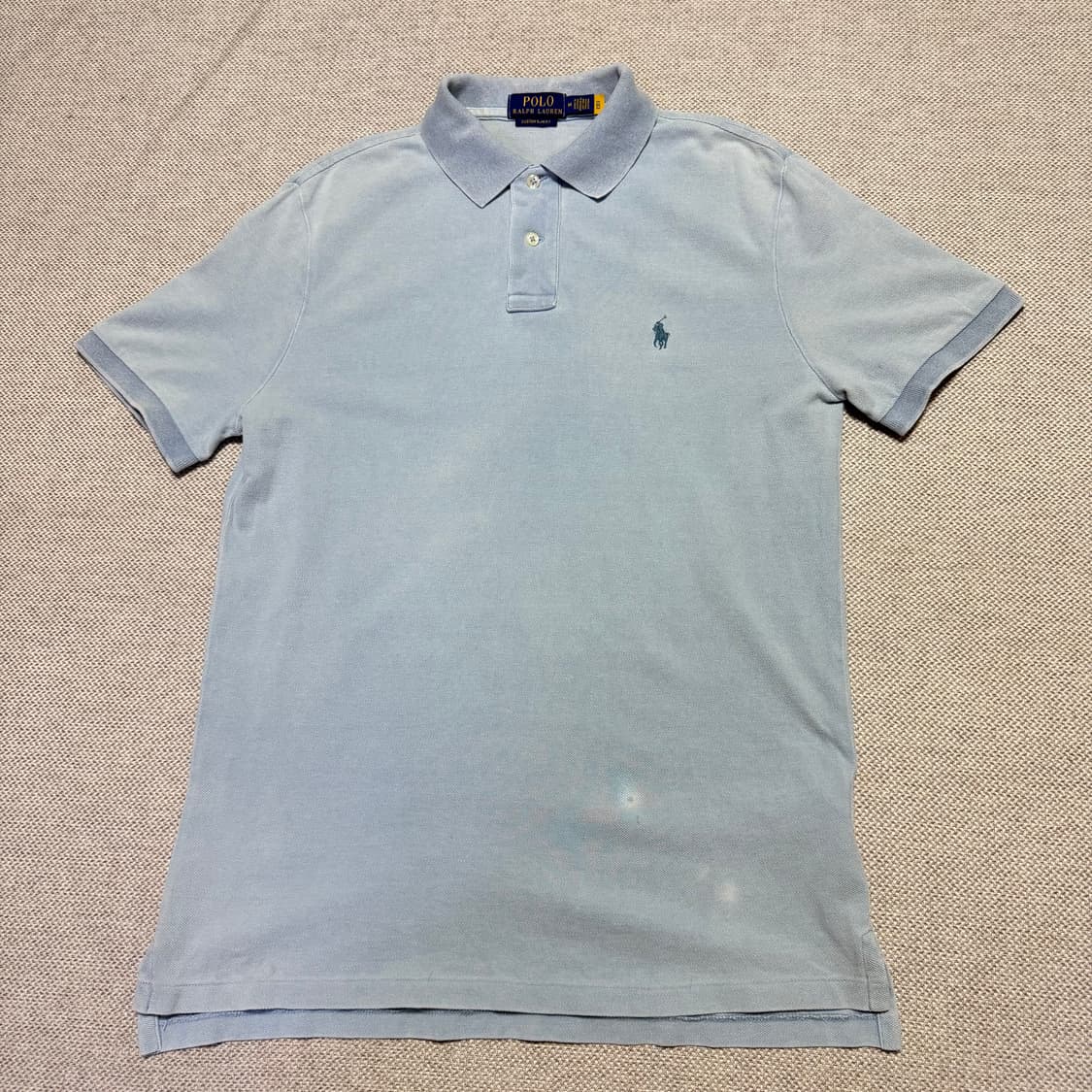 폴로 랄프로렌 커스텀 슬림핏 반팔 카라티 상품이미지1