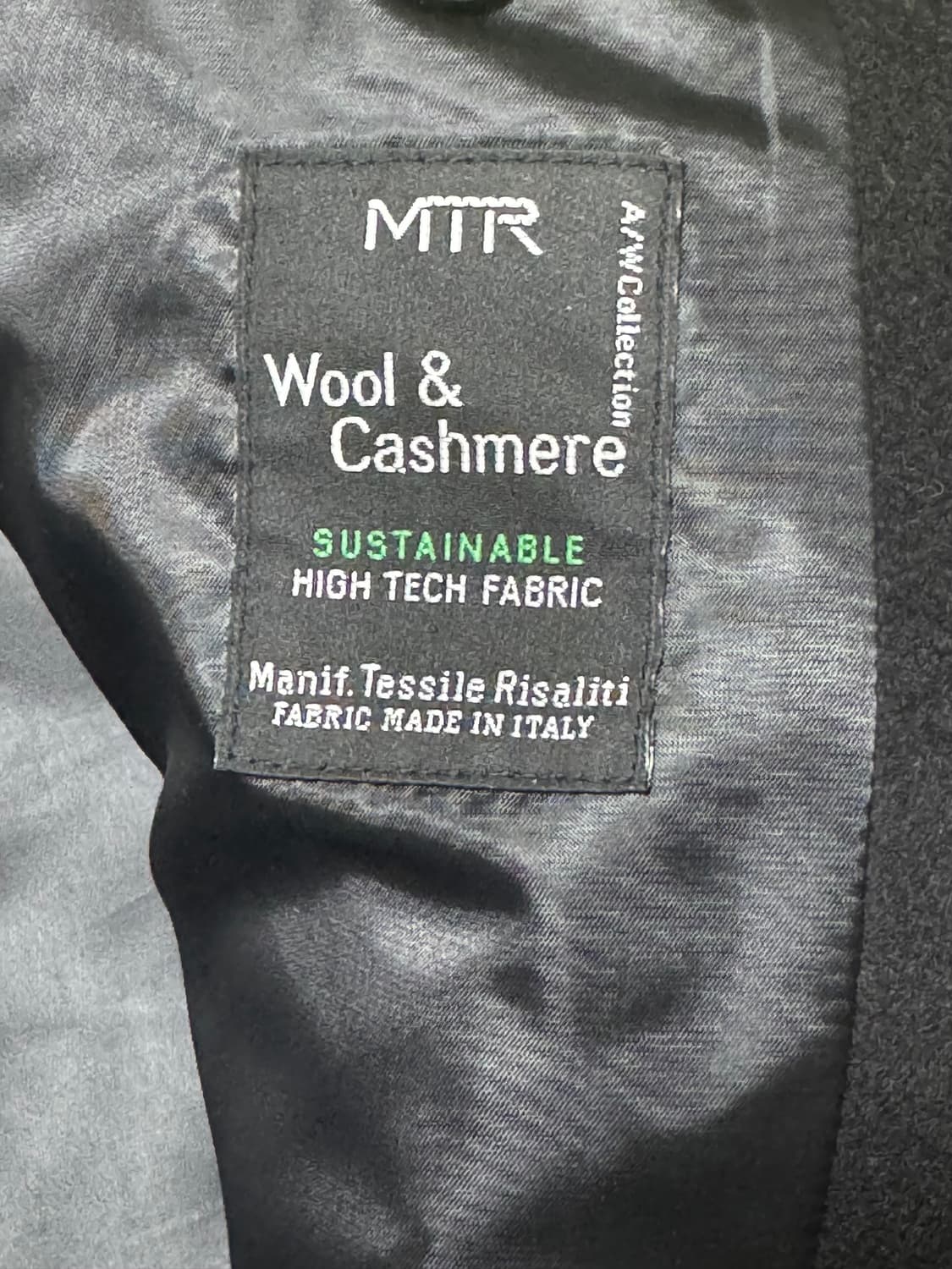 [m] 인사일런스 울 캐시미어 MTR 발마칸 코트 상품이미지2