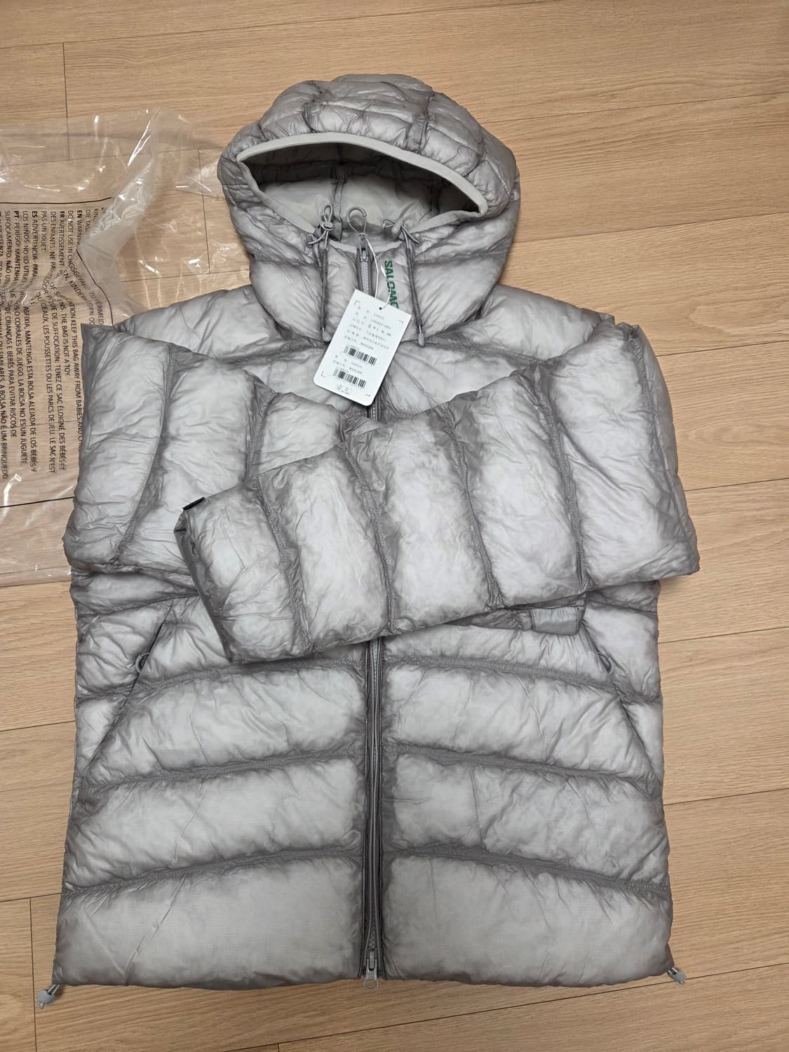 살로몬 UNI 크로스 인슐레이션 자켓 라이트 그레이 상품이미지3