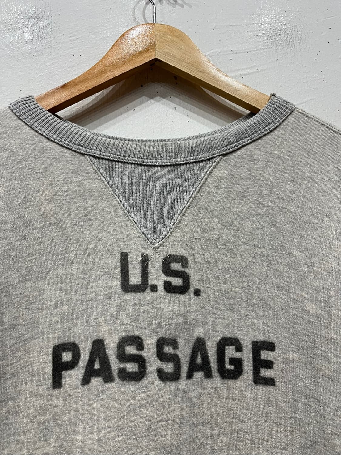 헤리티지 스톤 아메카지 밀리터리 맨투맨 스웻셔츠 Made in JAPAN 상품이미지3