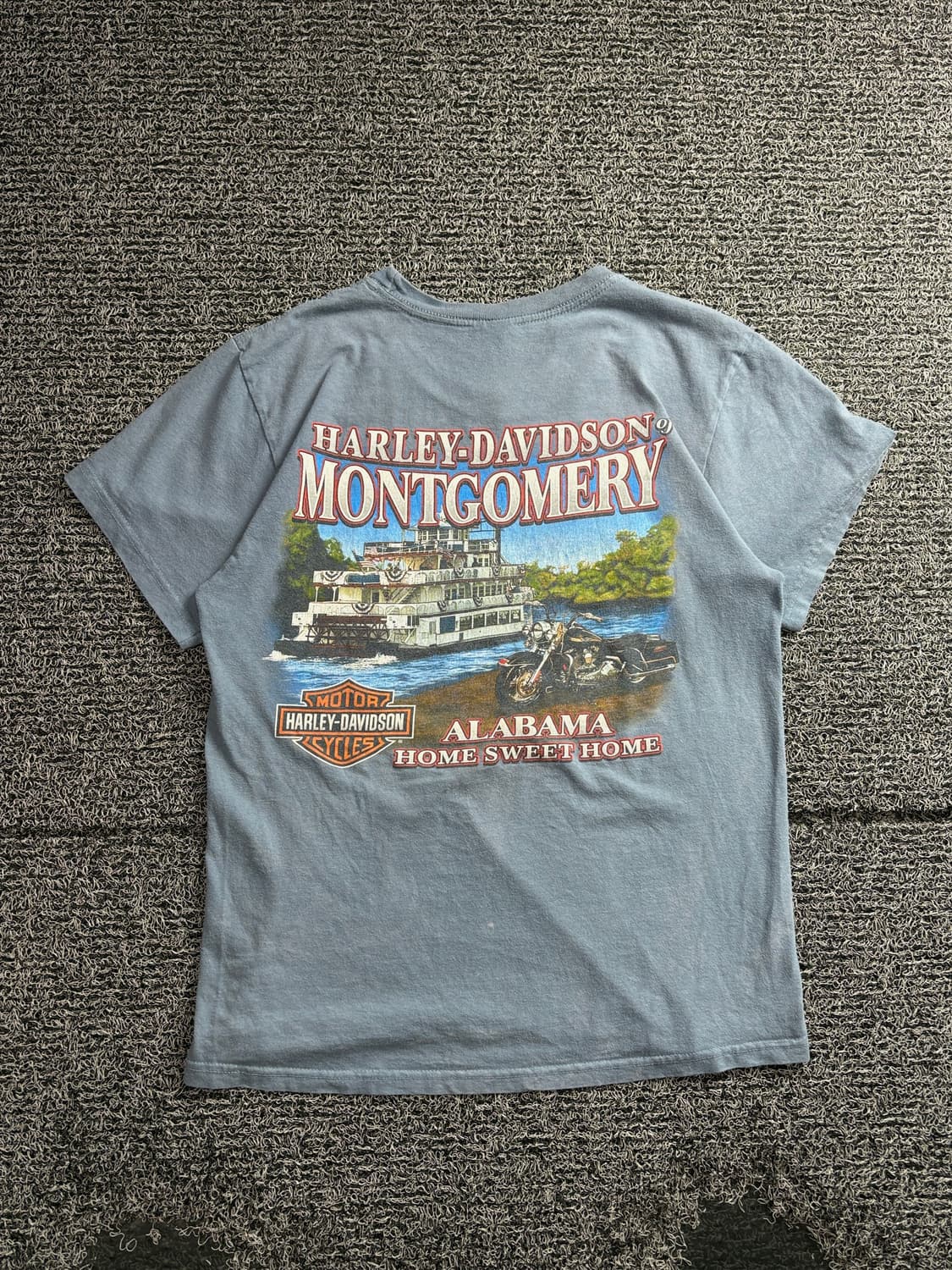 할리데이비슨 USA 오리지날 몬테네그로 티셔츠 3607 상품이미지4