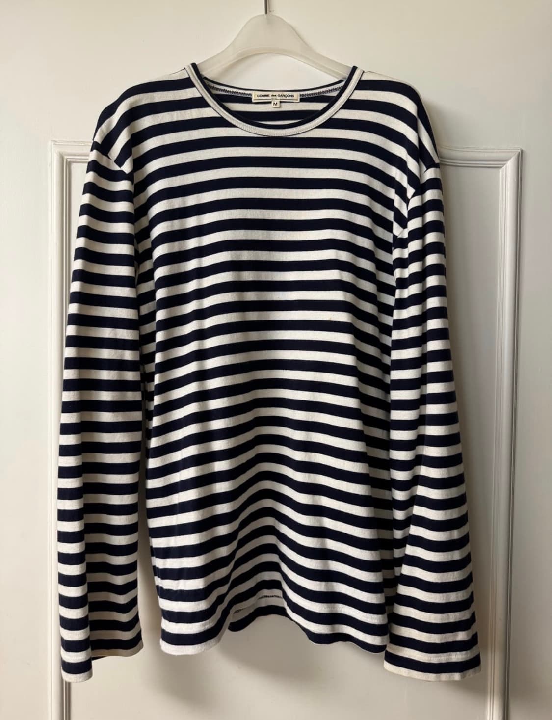 꼼데가르송 스트라이프 긴팔 티셔츠 M 상품이미지1