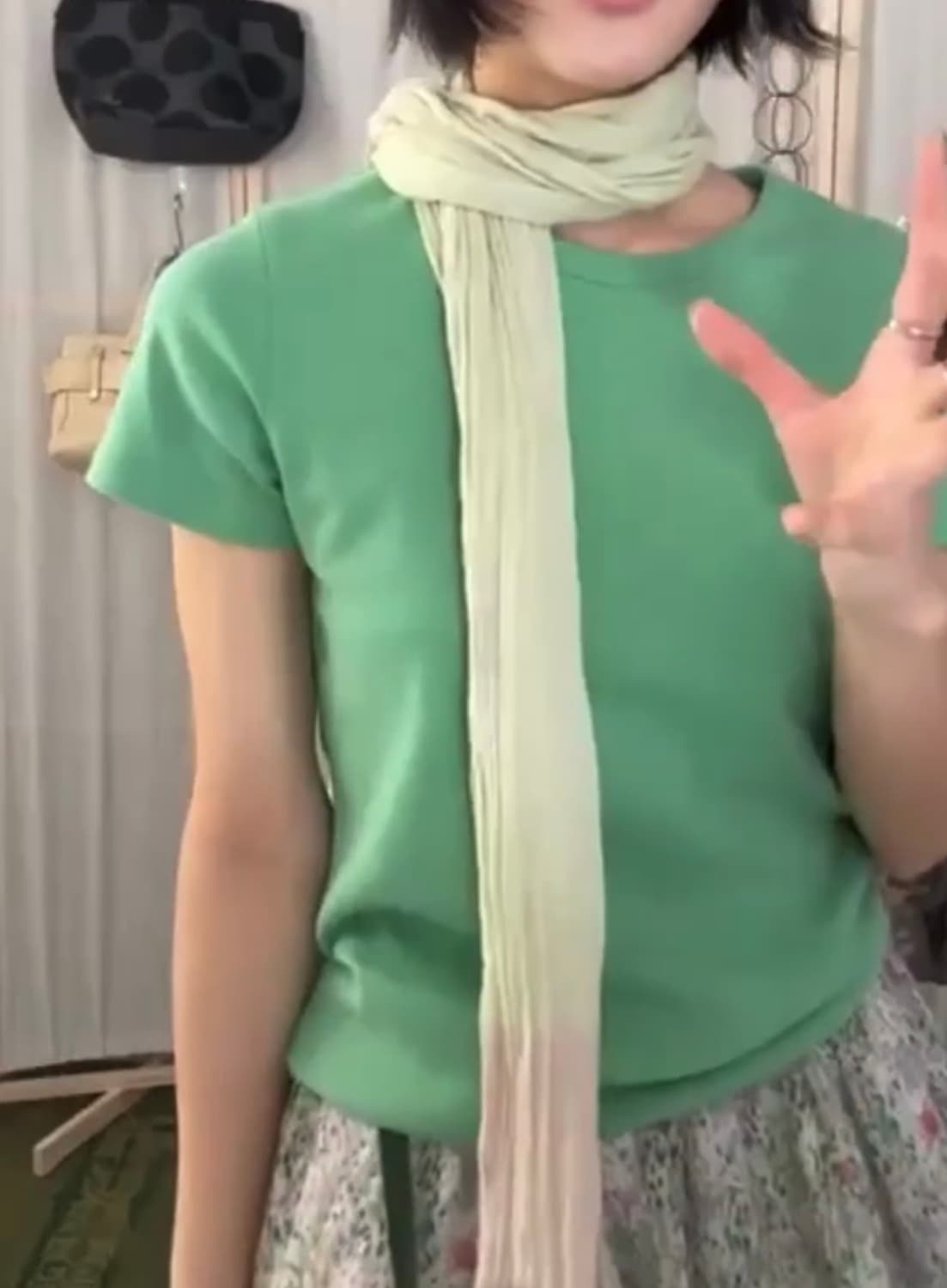 코바빈티지 린넨 스카프 상품이미지1