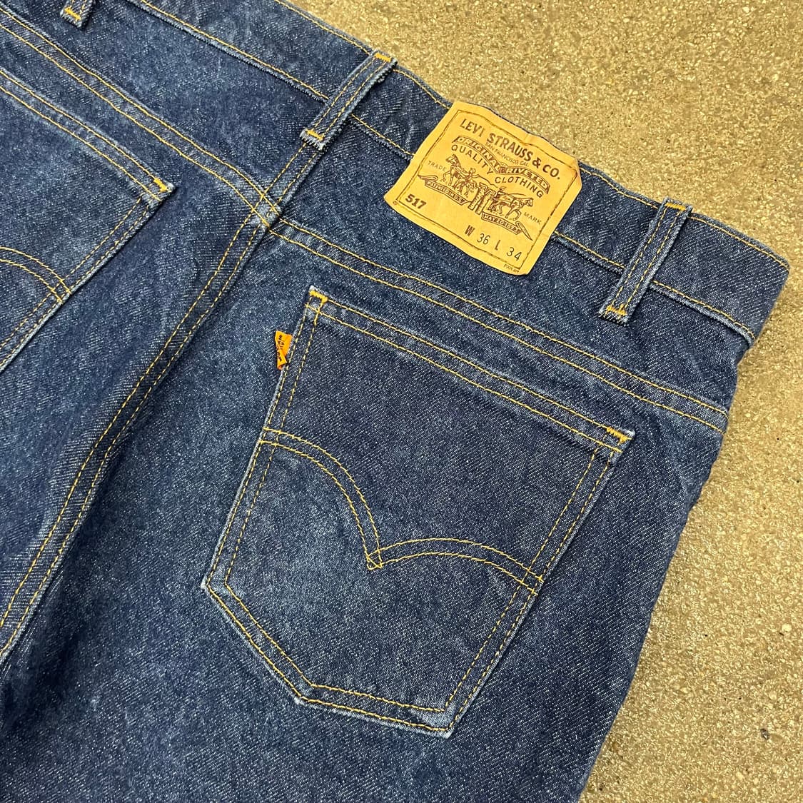 90s USA Levis517 오렌지탭 부츠컷 (35“) 상품이미지3