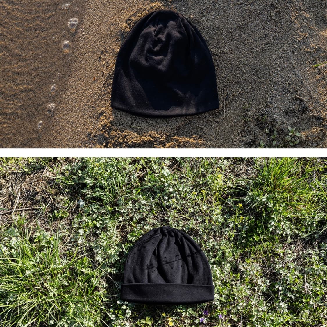 언스탑퍼블 순면 코튼 면비니 Black 상품이미지3