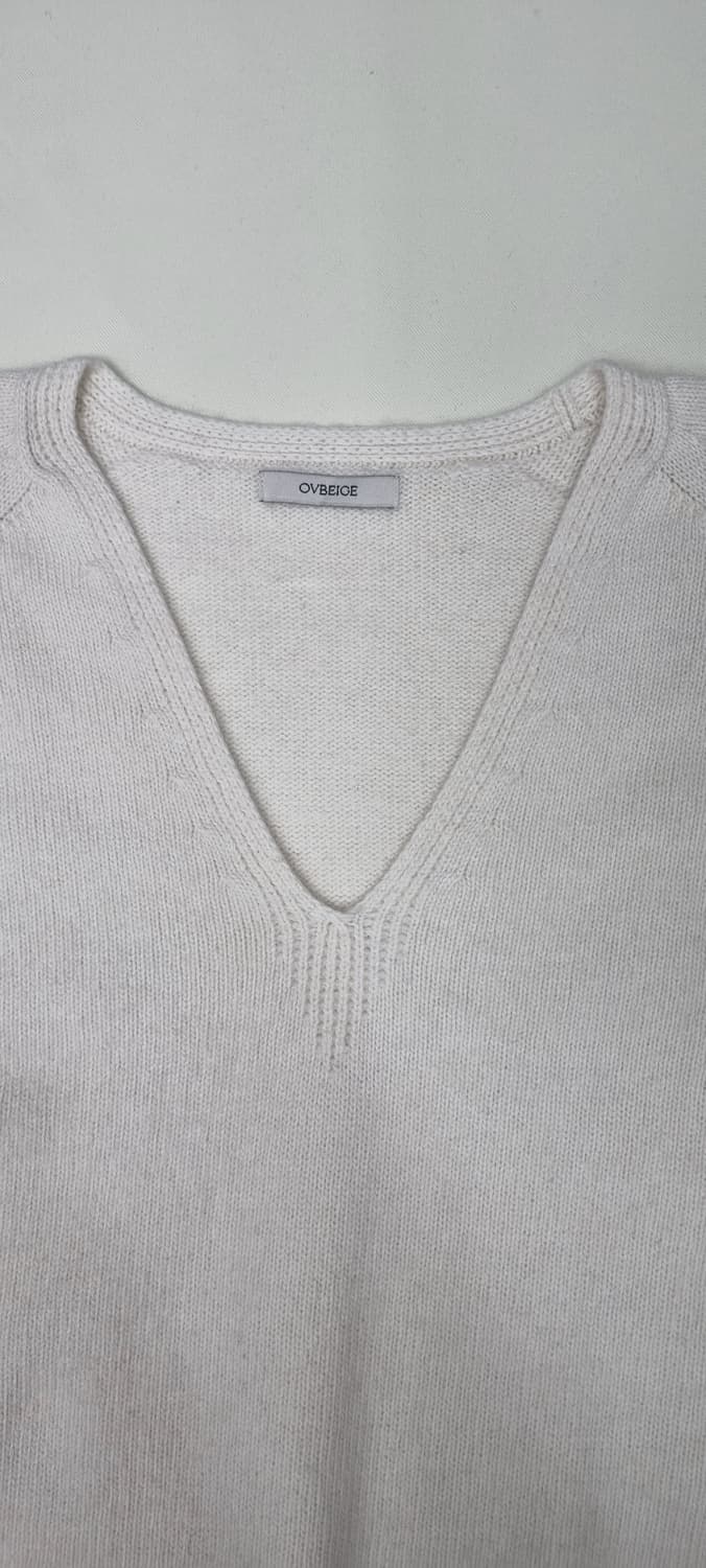 오브베이지 케시메리노울 브이넥 니트 Free _ 여성 상품이미지9