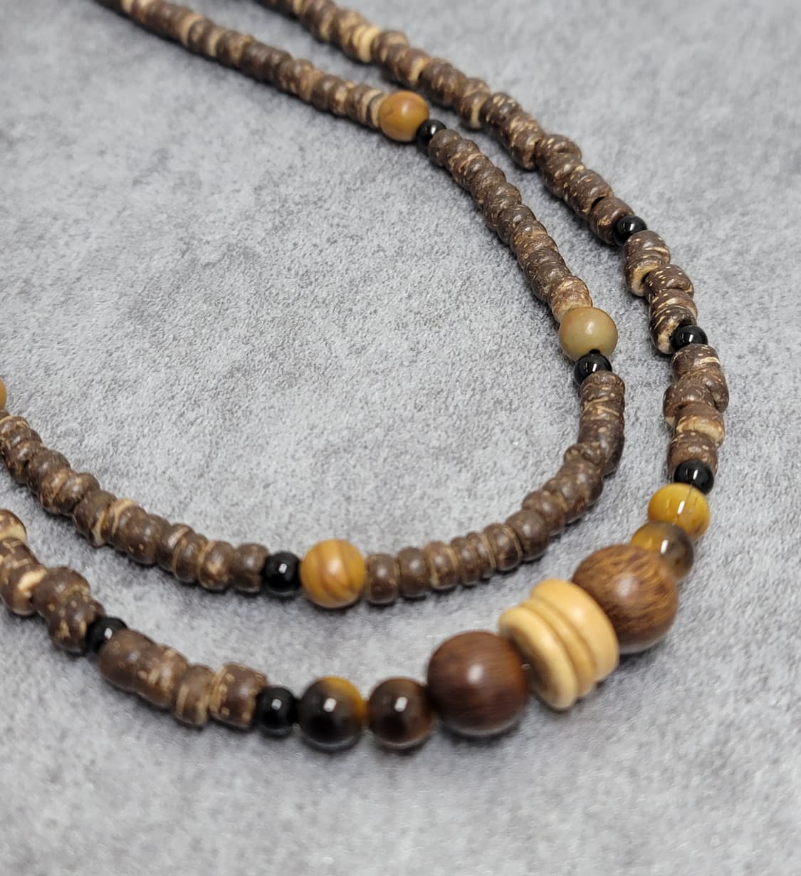 wood vintage necklace set 상품이미지8