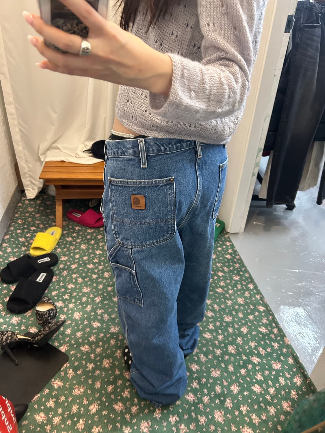 칼하트 더블니 청바지 상품이미지4