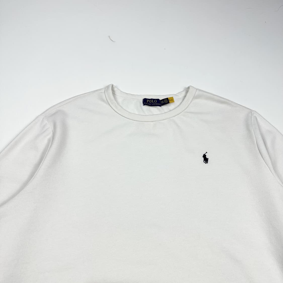 폴로 랄프로렌 포니 사이드라인 화이트 맨투맨 (XXL) 상품이미지1