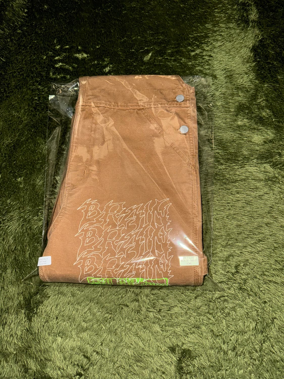 [M] 브레인데드 X 칼하트 WIP 콜라보 덕 캔버스 오버롤 상품이미지10